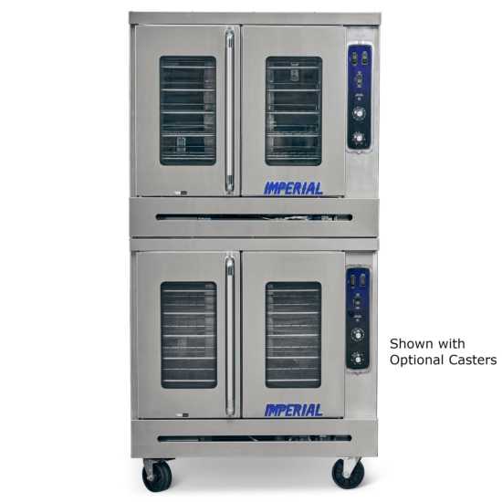 Imperial PCVG-2-NG 38" Standard Depth Natural Gas Double Deck Convection Oven