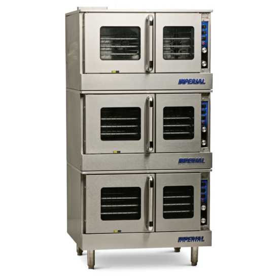 Imperial PRV-3-LP 36" Triple Deck Natural Gas Provection Oven - Pro Series