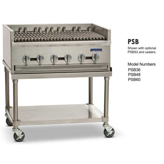 Imperial PSG60S 60" Stainless Steel Equipment Stand for PSG60