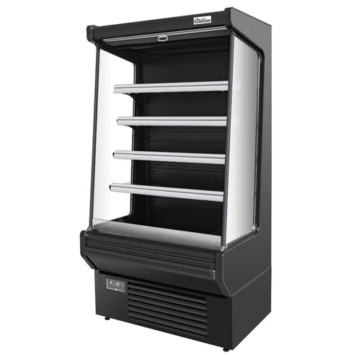 Coldline SOC-51-B 51" Black Refrigerated Air Curtain Merchandiser