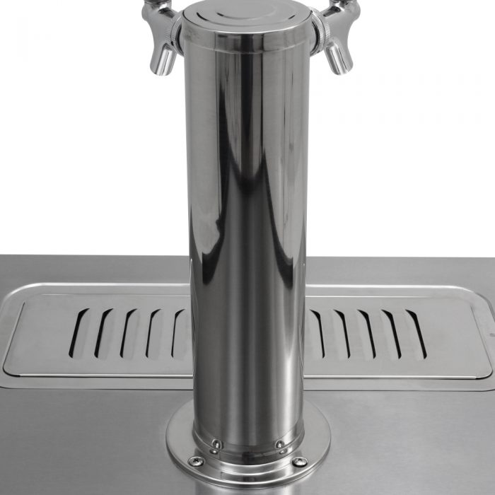Turbo Air TBD-1SD-N6 1 Keg Cap. Beer Dispenser-Stainless Steel