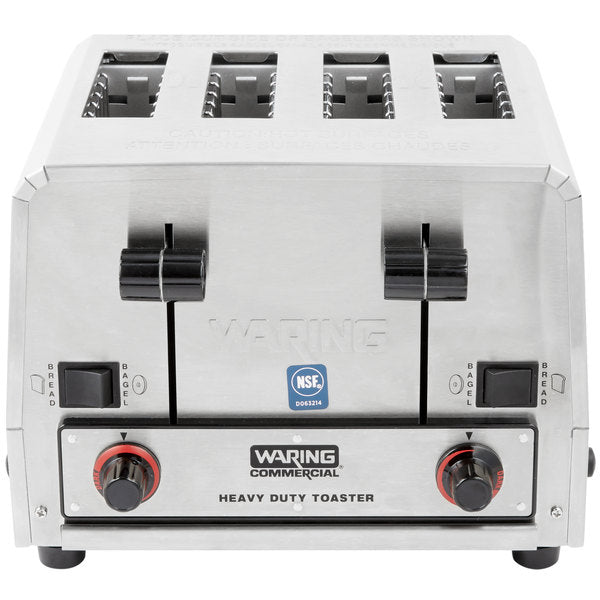 Waring  WCT850 Slot Toaster w/ 4 Slice Capacity & 1 1/2"W Product Opening, 208v/1ph