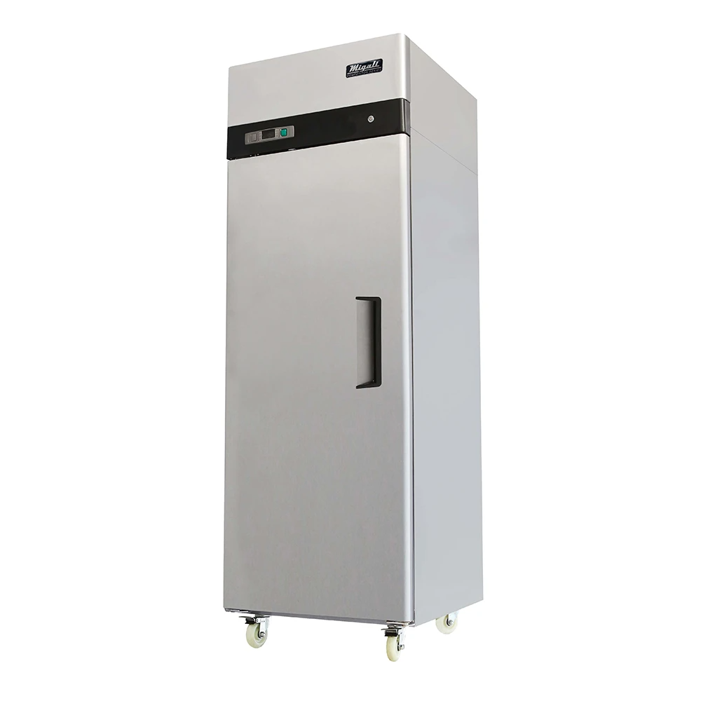 Migali C-1R-LHH-HC 1 Solid Door Refrigerator Left Hand Top Mount