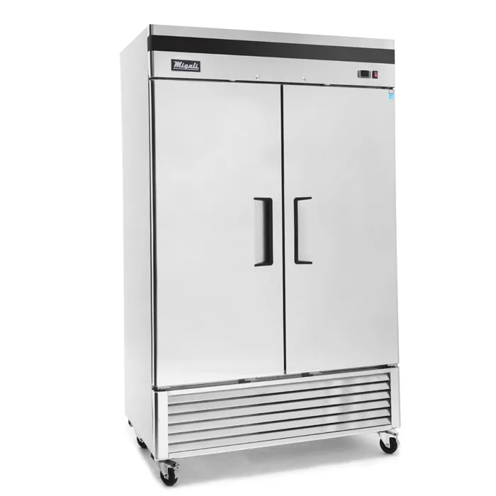 Migali C-2RB-HC 2 Solid Door Refrigerator Bottom Mount