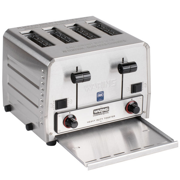 Waring  WCT850RC Slot Toaster w/ 4 Slice Capacity & 1 1/2"W Product Opening, 120v