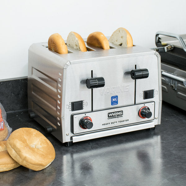 Waring  WCT850RC Slot Toaster w/ 4 Slice Capacity & 1 1/2"W Product Opening, 120v