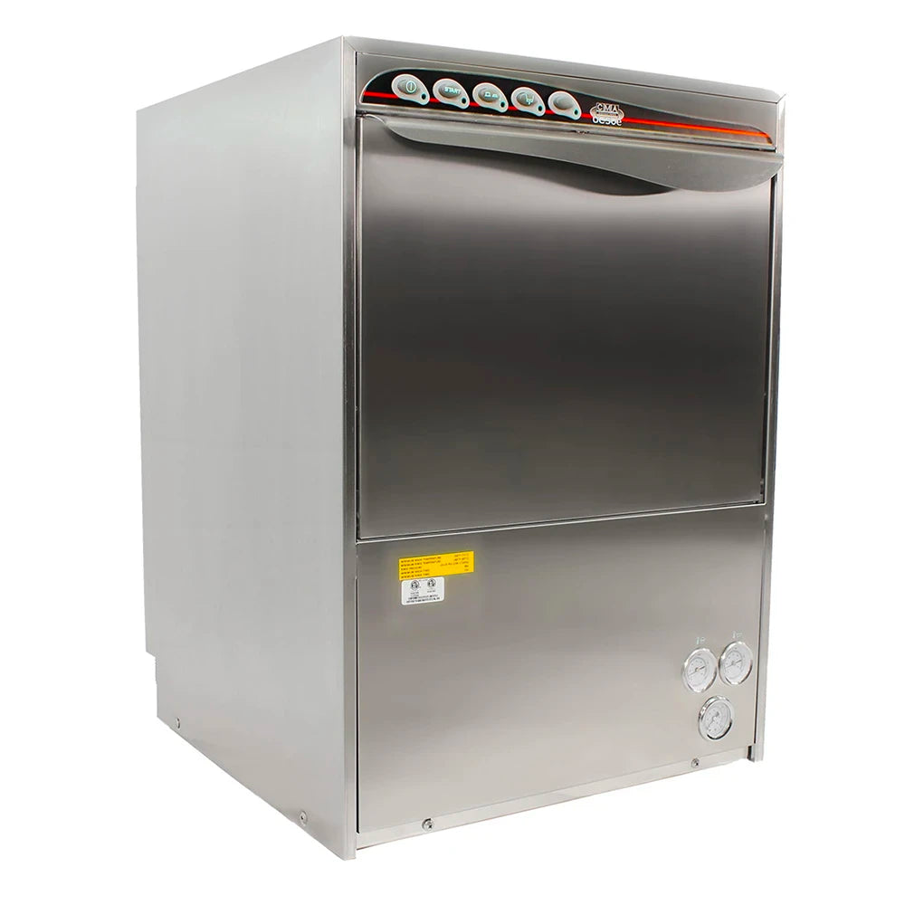 CMA UC50E High Temp Undercounter Dishwasher With Booster Heater