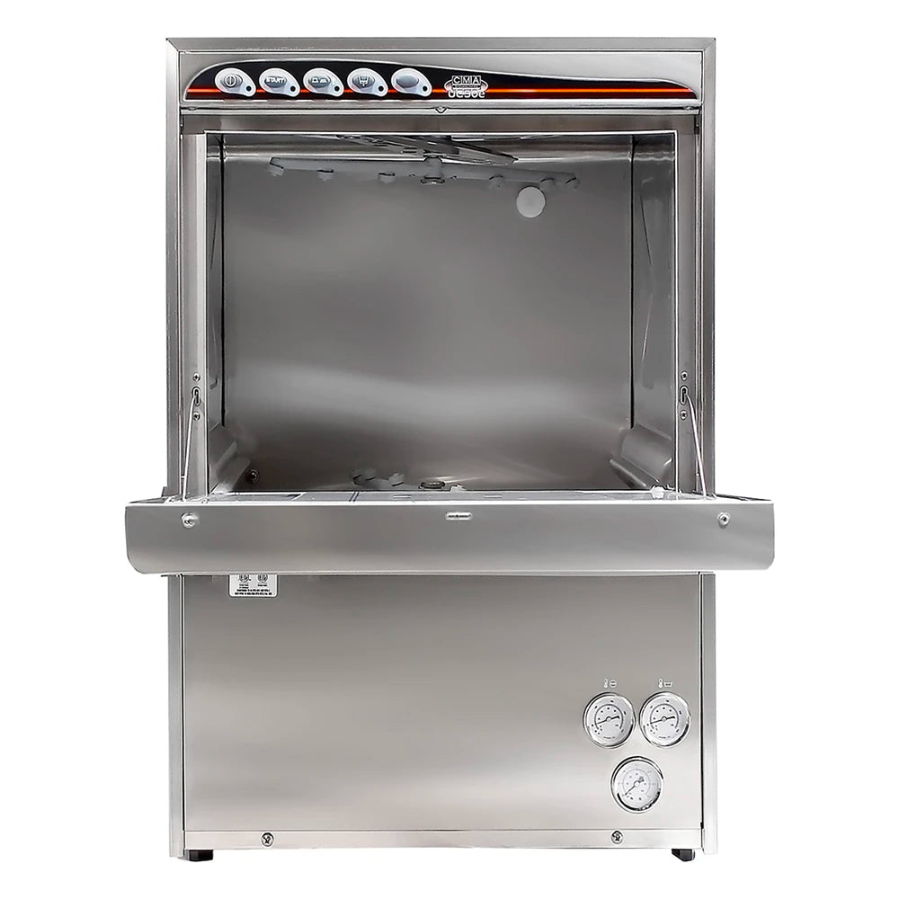 CMA UC50E High Temp Undercounter Dishwasher With Booster Heater