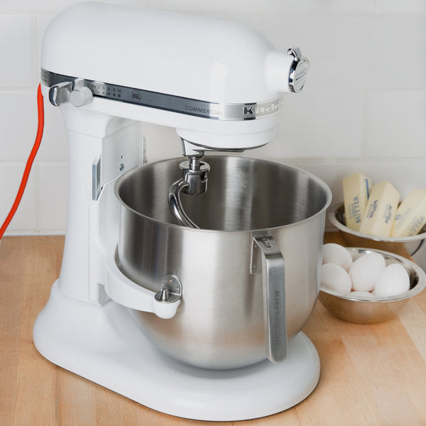 KitchenAid  KSM8990WH NSF Certified® Commercial Series 8 Quart Bowl Lift Stand Mixer