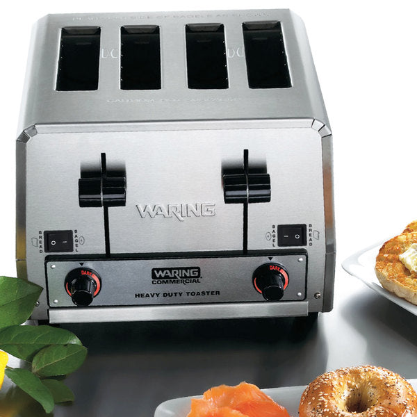 Waring  WCT850RC Slot Toaster w/ 4 Slice Capacity & 1 1/2"W Product Opening, 120v