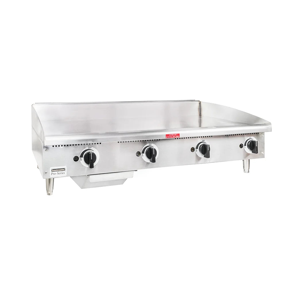 Toastmaster TMGE48 48" Electric Griddle w/ Thermostatic Controls - 3/4" Steel Plate