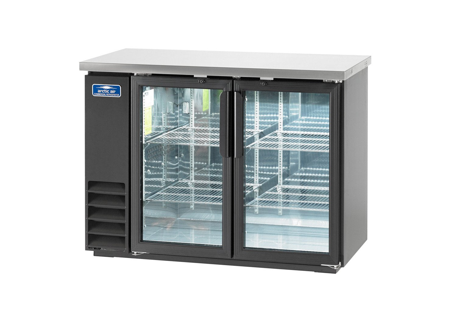 Arctic Air ABB48G Back Bar Refrigerator, 2 Swinging Glass Door