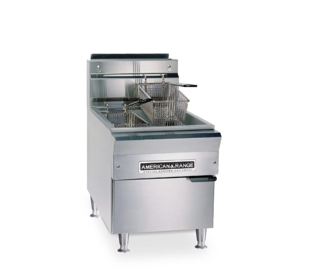 American Range AFCT-15 15 lb Countertop Gas Fryer - LP