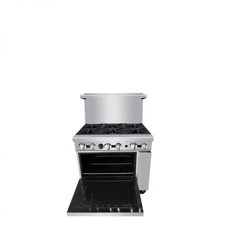 Atosa AGR-6B 36" Gas Range 6 Burner - NG