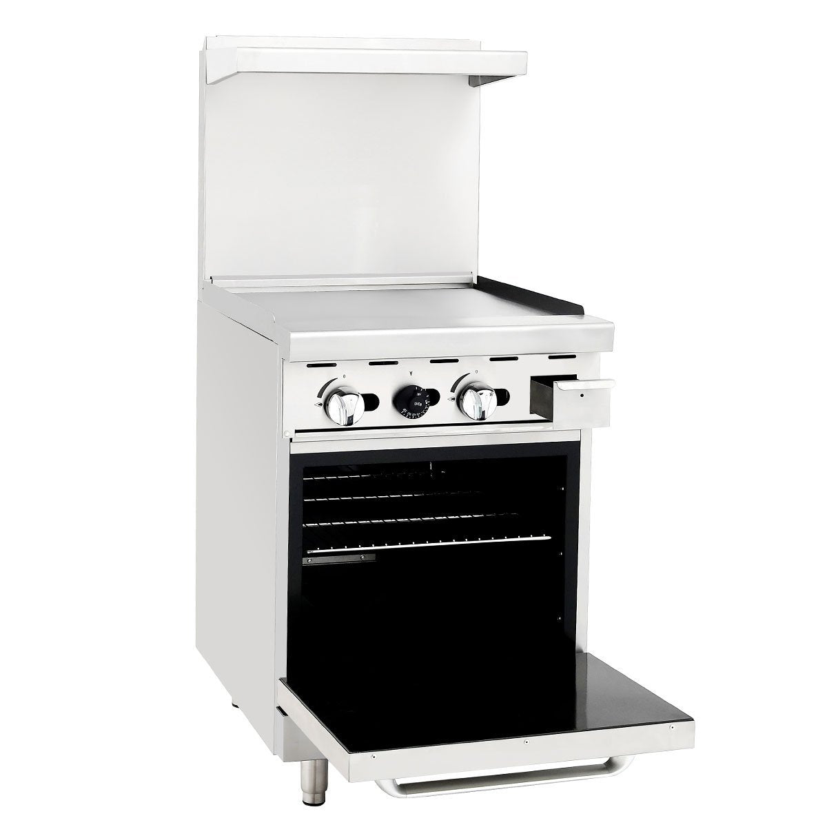 Atosa CookRite ATO-24G 24" Gas Range 24" Wide Griddle - NG