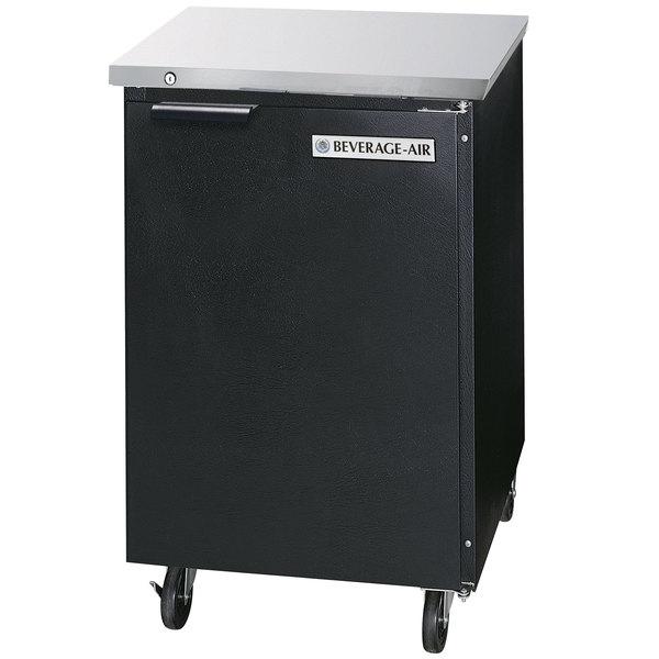 Beverage Air BB24HC-1-F-B Back Bar Refrigerator Black