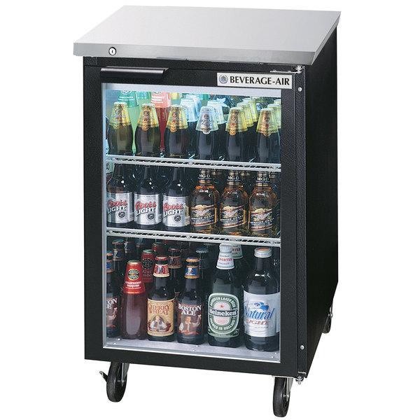 Beverage Air BB24HC-1-FG-B Back Bar Refrigerator Black