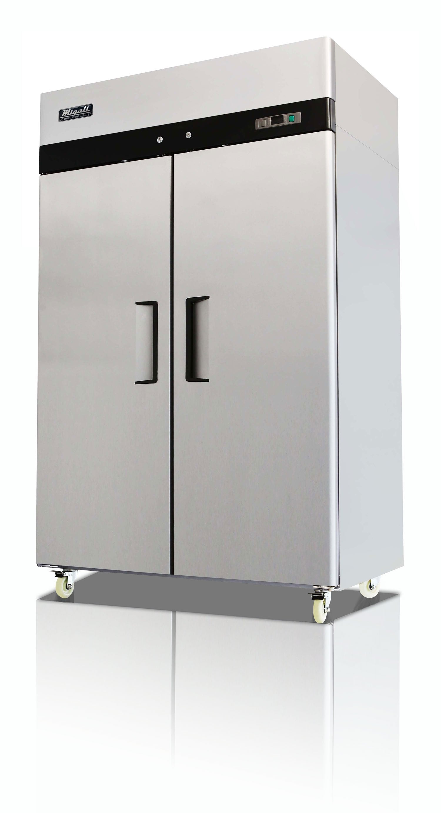Migali C-2R-HC 2 Solid Door Refrigerator Top Mount