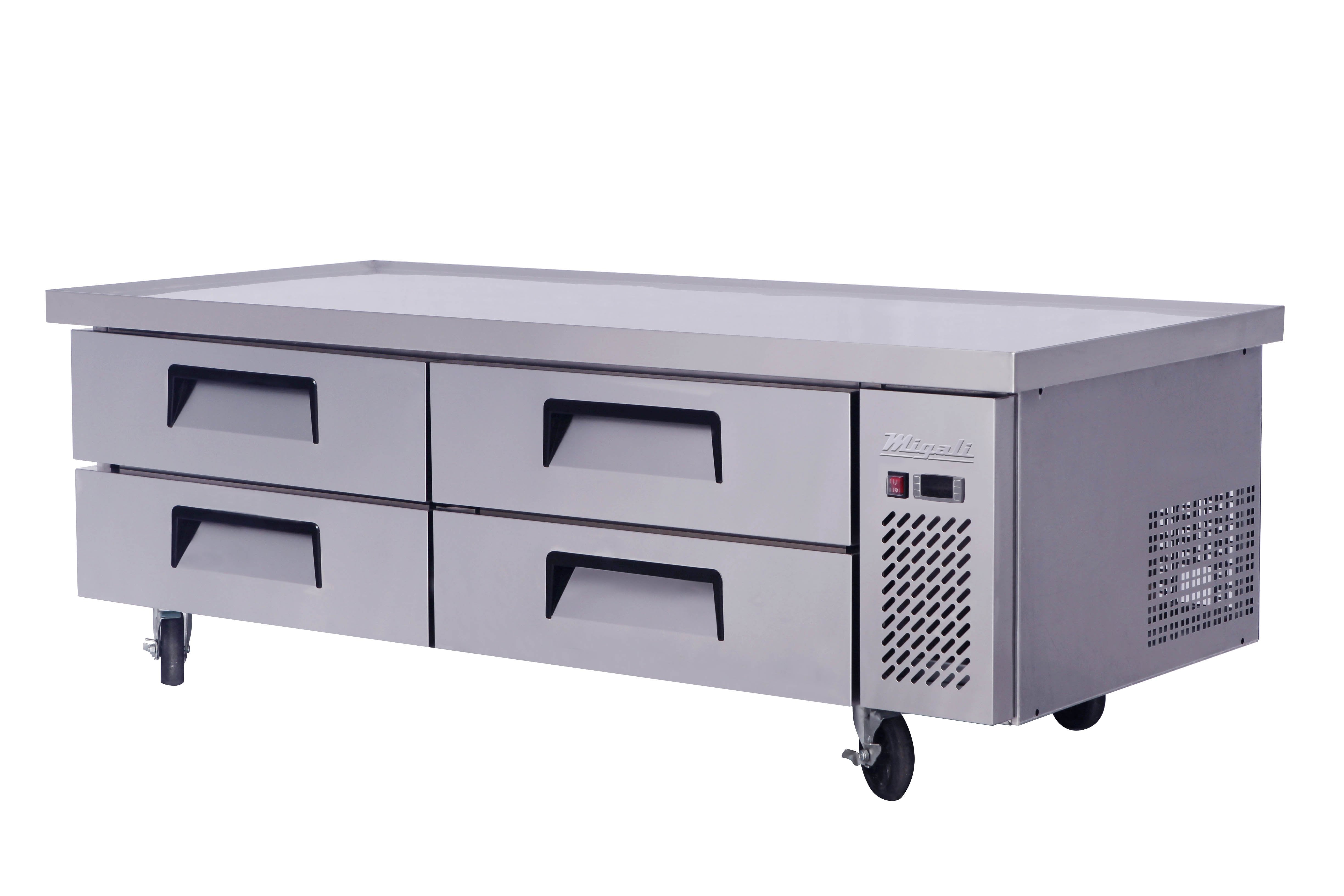 Migali C-CB72-76-HC 4 Drawers Chef Base Refrigerator 76" W