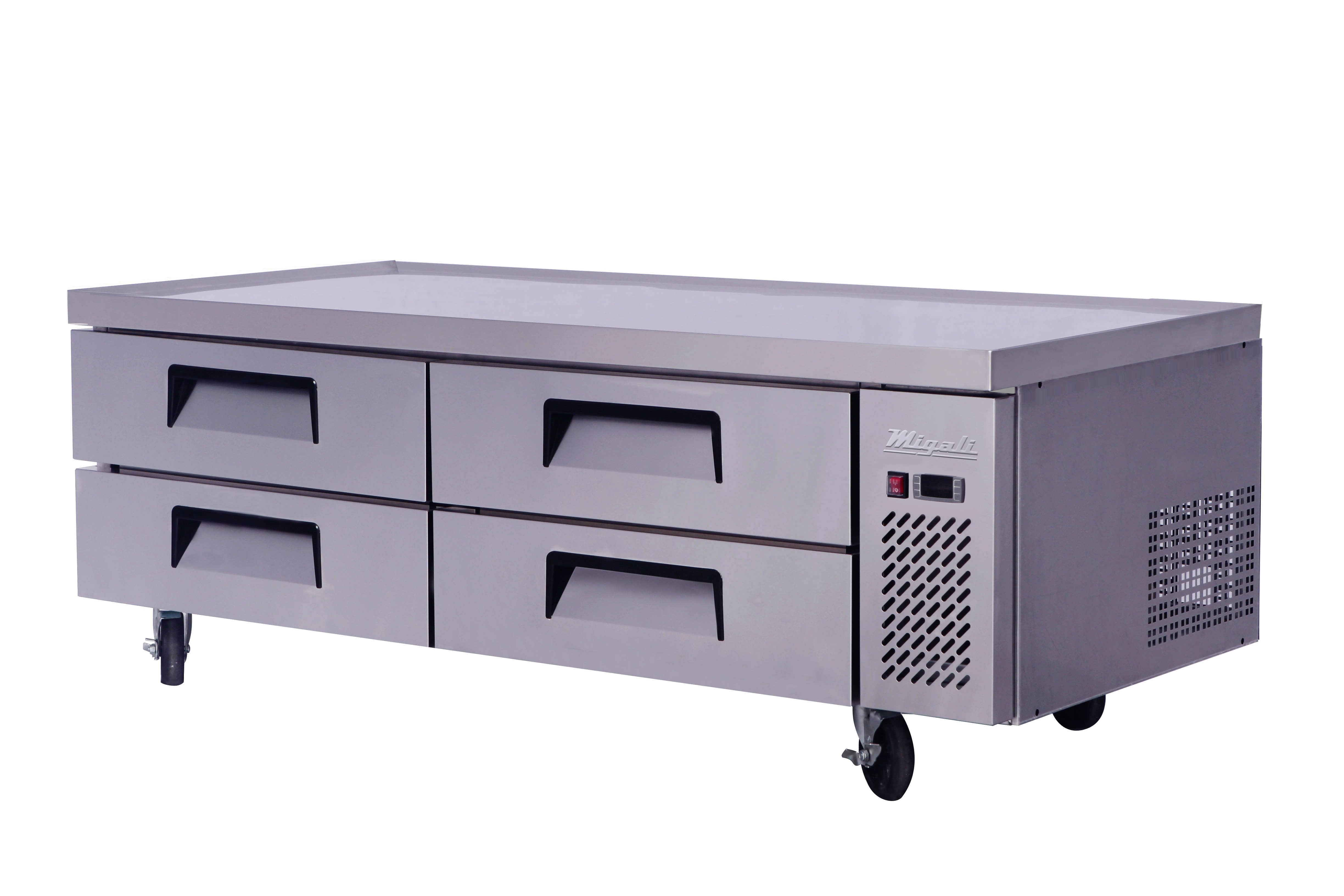 Migali C-CB72-HC 4 Drawers Chef Base Refrigerator 72.4" W