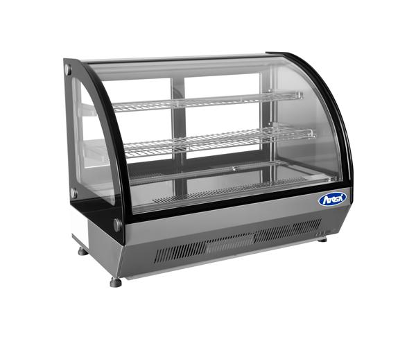 Atosa CRDC-35 Countertop Refrigerated Display Curved, 3.5 Cu.Ft
