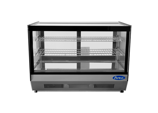 Atosa CRDS-56 Countertop Refrigerated Display Square, 5.6 Cu.Ft