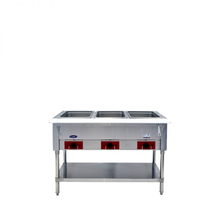 Atosa CSTEA-3C - 3 Open Well Electric Steam Table