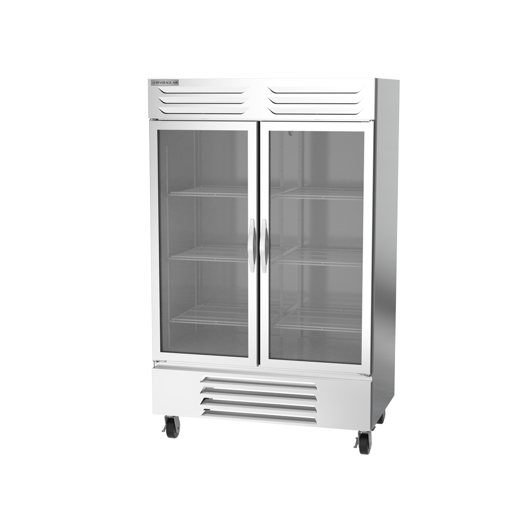 Beverage Air FB49HC-1G 2 Glass Door Bottom Mount Freezer