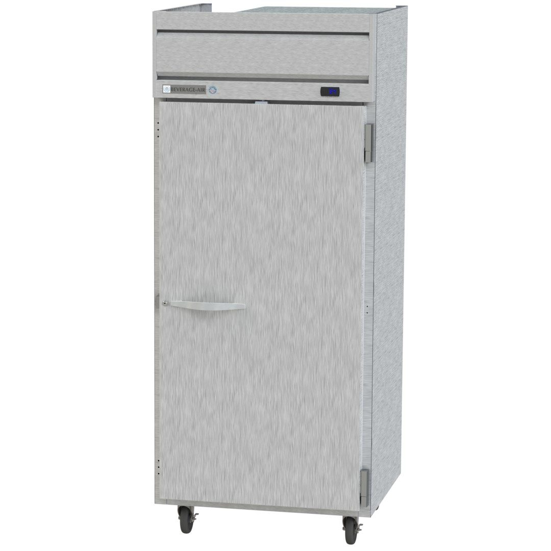 Beverage Air HR1WHC-1S 1 Solid Door Top Mount Refrigerator Stainless Steel Front