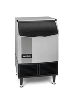 Ice-O-Matic ICEU220HW Water Cooled 24 1/2” Half Cube/Dice Style Undercounter Ice Machine With Bin, 251 lb. Capacity