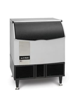 Ice-O-Matic ICEU300FW Water Cooled 30” Full Cube/Dice Style Undercounter Ice Machine With Bin, 356 lb. Capacity