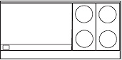 Imperial IR-4-G36T-E 60" 4 Round Plate Electric Range with 24" Raised Radiant Broiler and (2) Standard Ovens