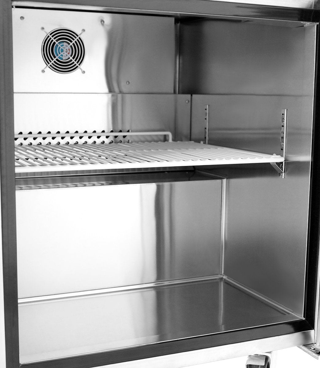 Atosa MGF8408GR 27" Worktop Refrigerator w/ Backsplash
