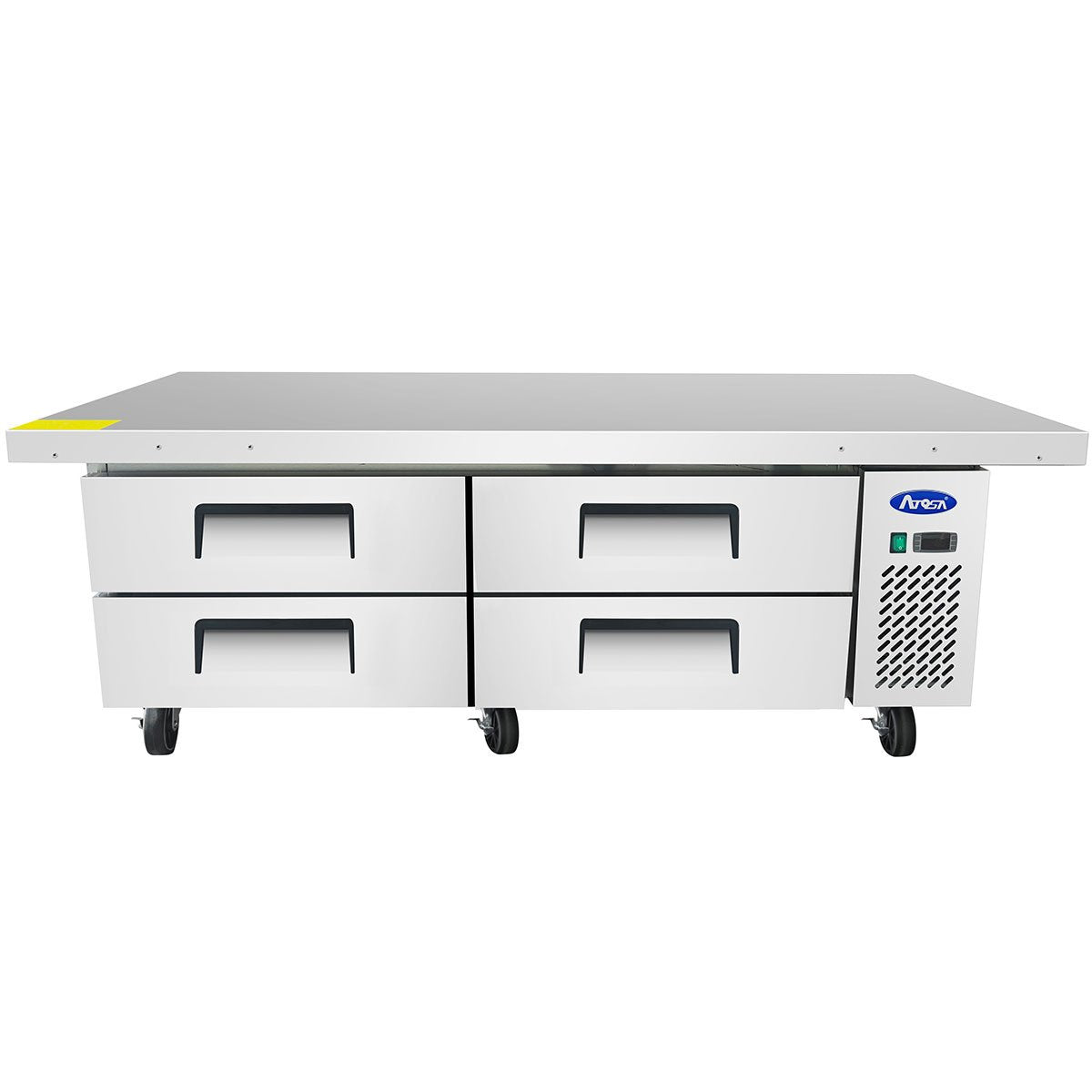 Atosa MGF8454GR 76" Extended Top Chef Base with 72" Cabinet