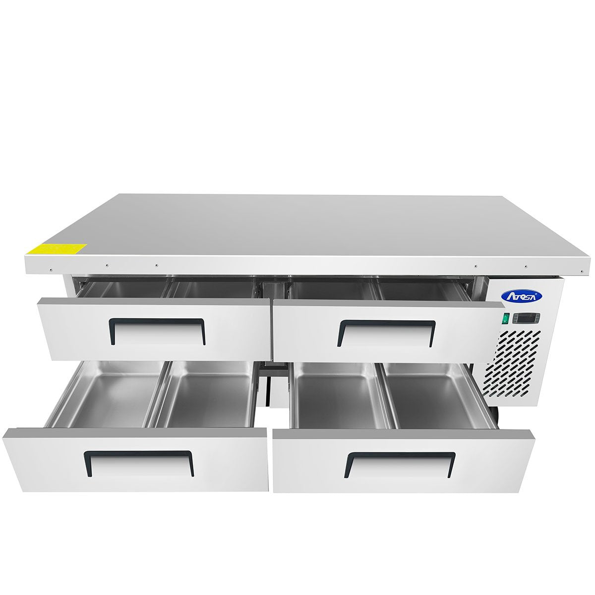 Atosa MGF8454GR 76" Extended Top Chef Base with 72" Cabinet