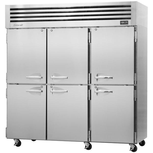 Turbo Air PRO-77-6R-N 6 Solid Half-Doors Top Mount Refrigerator