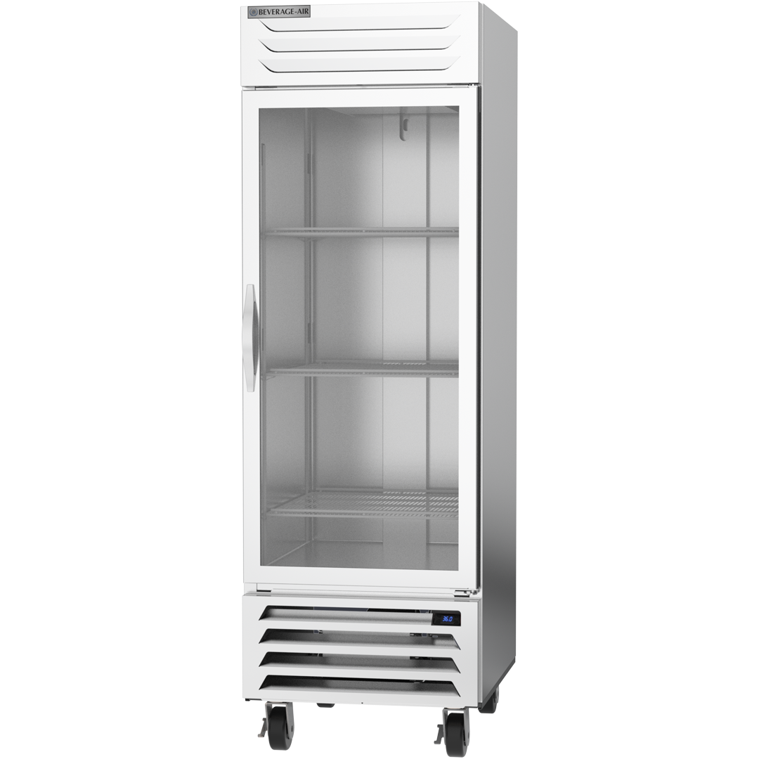 Beverage Air RB23HC-1G 1 Glass Door 27" Bottom Mount Refrigerator