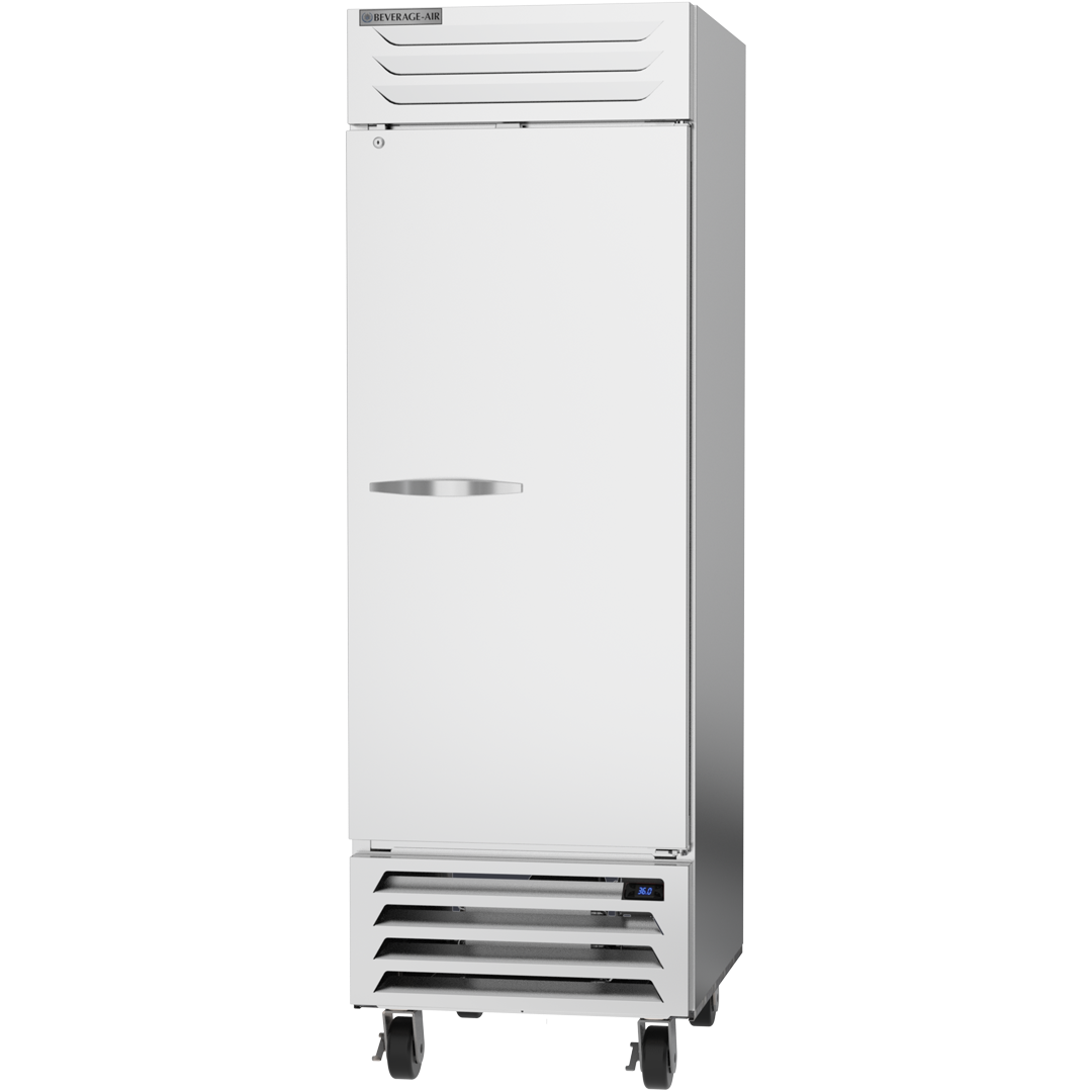 Beverage Air RB23HC-1S 1 Solid Door 27" Bottom Mount Refrigerator