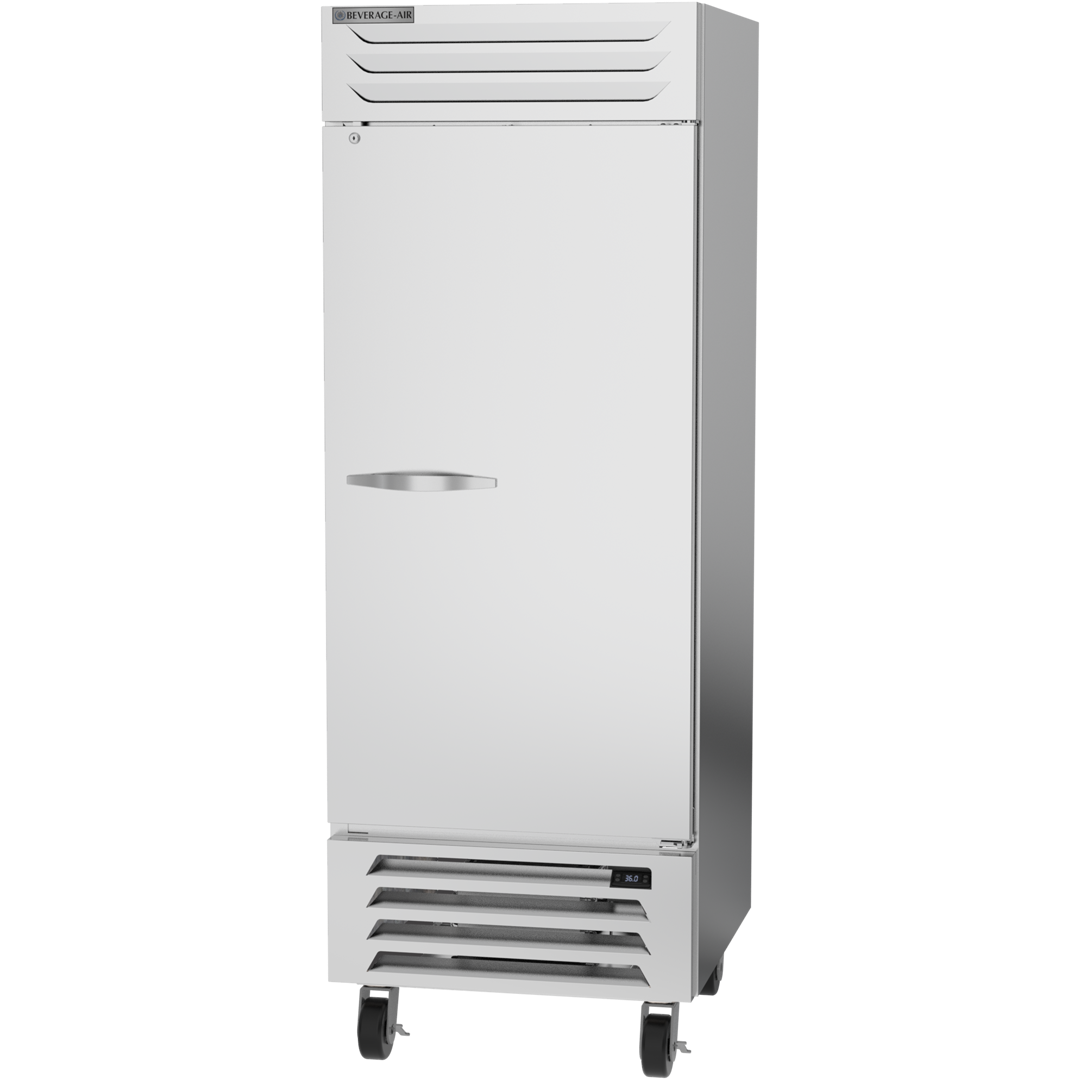 Beverage Air RB27HC-1S 1 Solid Door 30" Bottom Mount Refrigerator