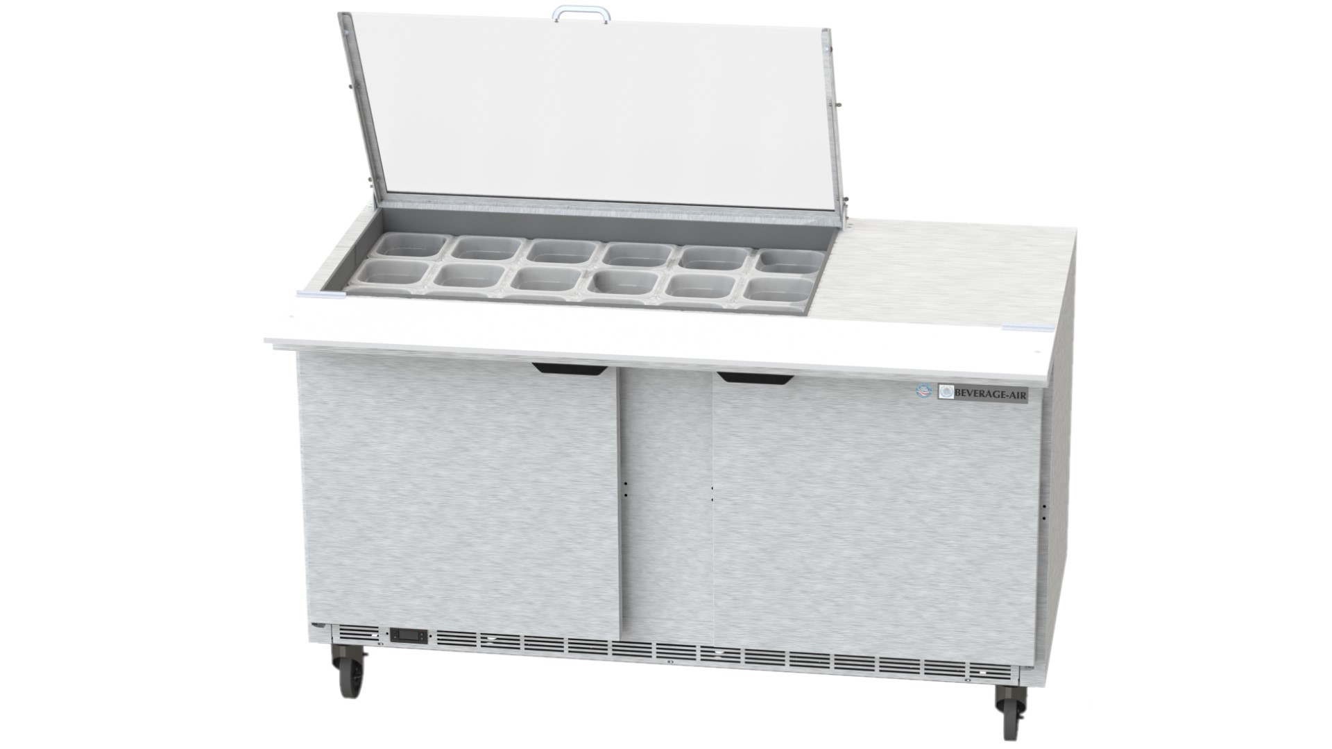Beverage Air SPE60HC-18M-CL Sandwich/Salad Mega Top Prep Table 60"