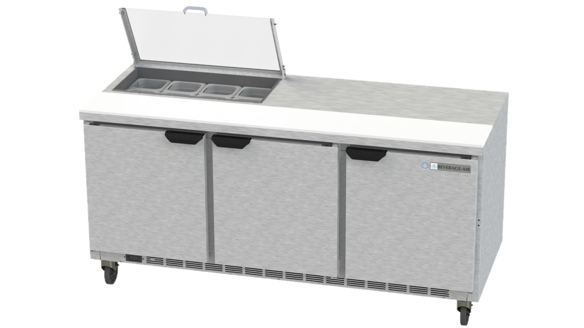 Beverage Air SPE72HC-08-CL Sandwich/Salad Prep Table 72"