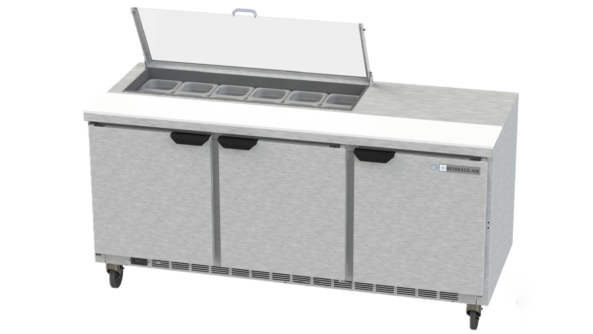 Beverage Air SPE72HC-12-CL Sandwich/Salad Prep Table 72"