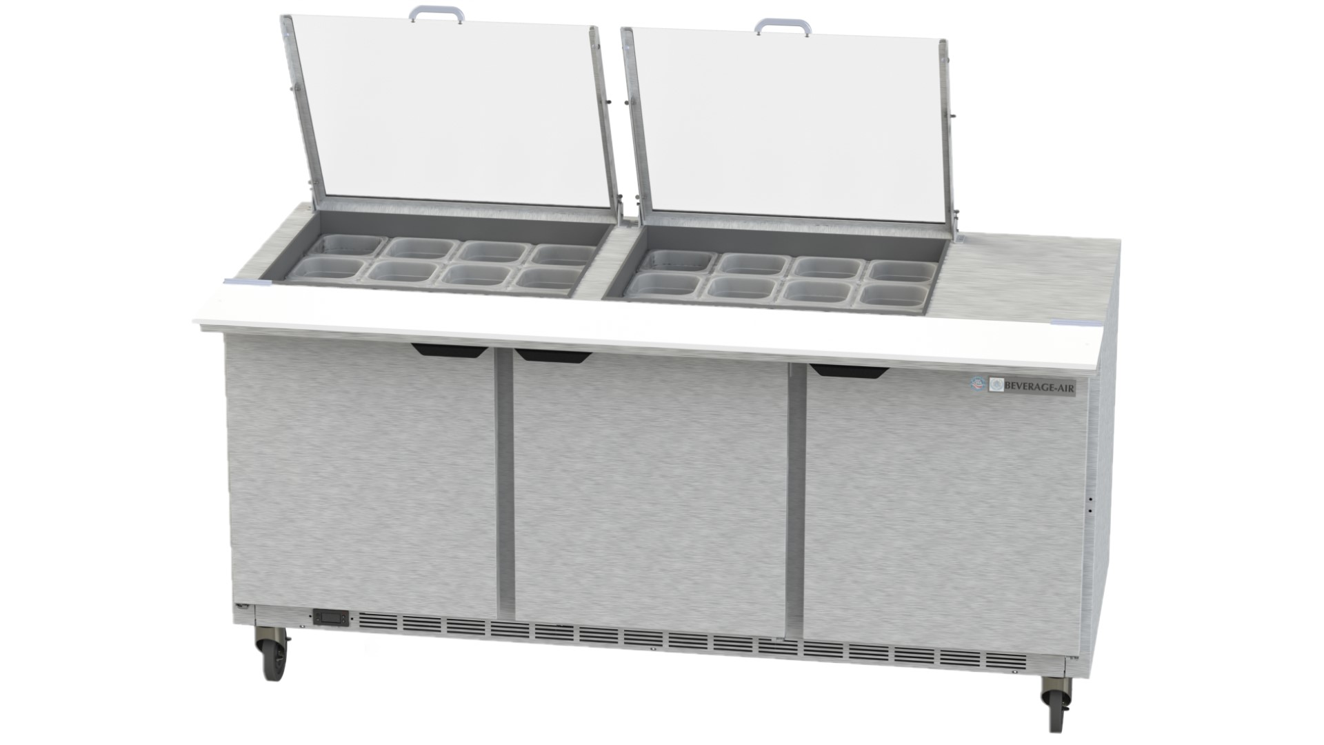 Beverage Air SPE72HC-24M-CL Sandwich/Salad Mega Top Prep Table 72"