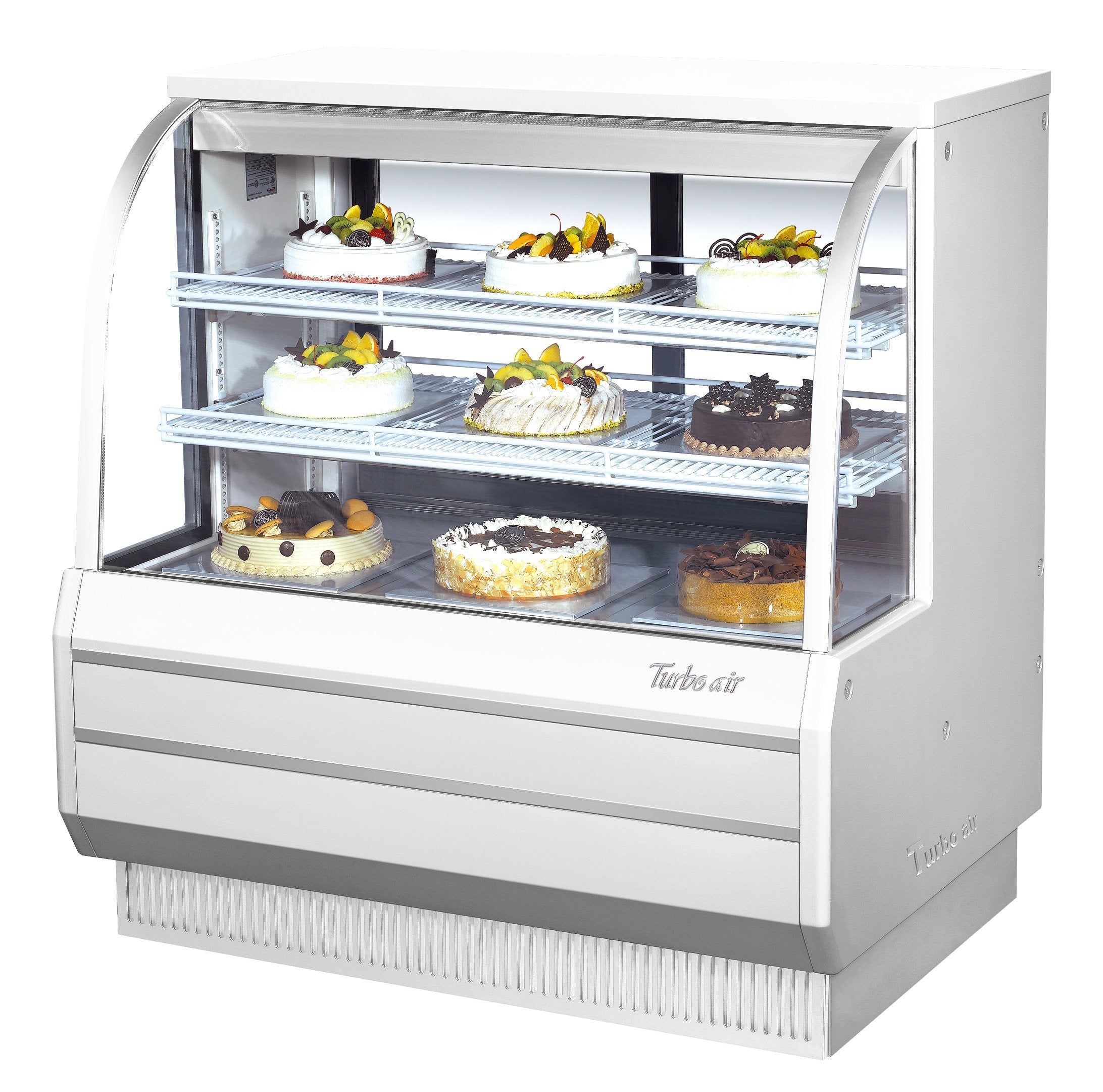 Turbo Air TCGB-48-W-N 4' Bakery Case-Refrigerated - White