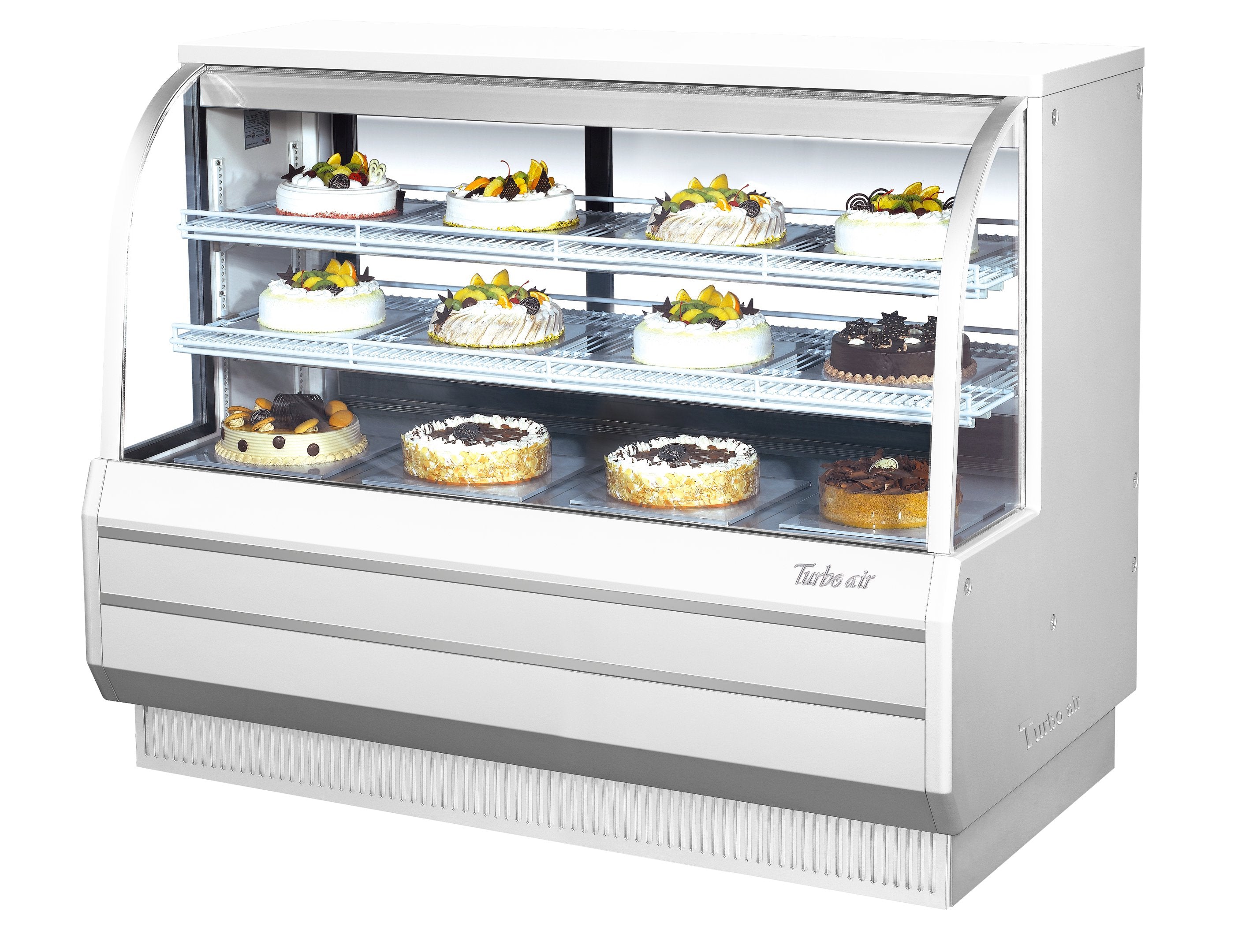 Turbo Air TCGB-60-W-N 5' Bakery Case-Refrigerated - White