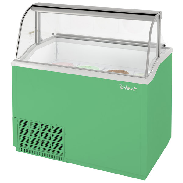 Turbo Air TIDC-47G-N 47" W  Dipping Cabinet, Green