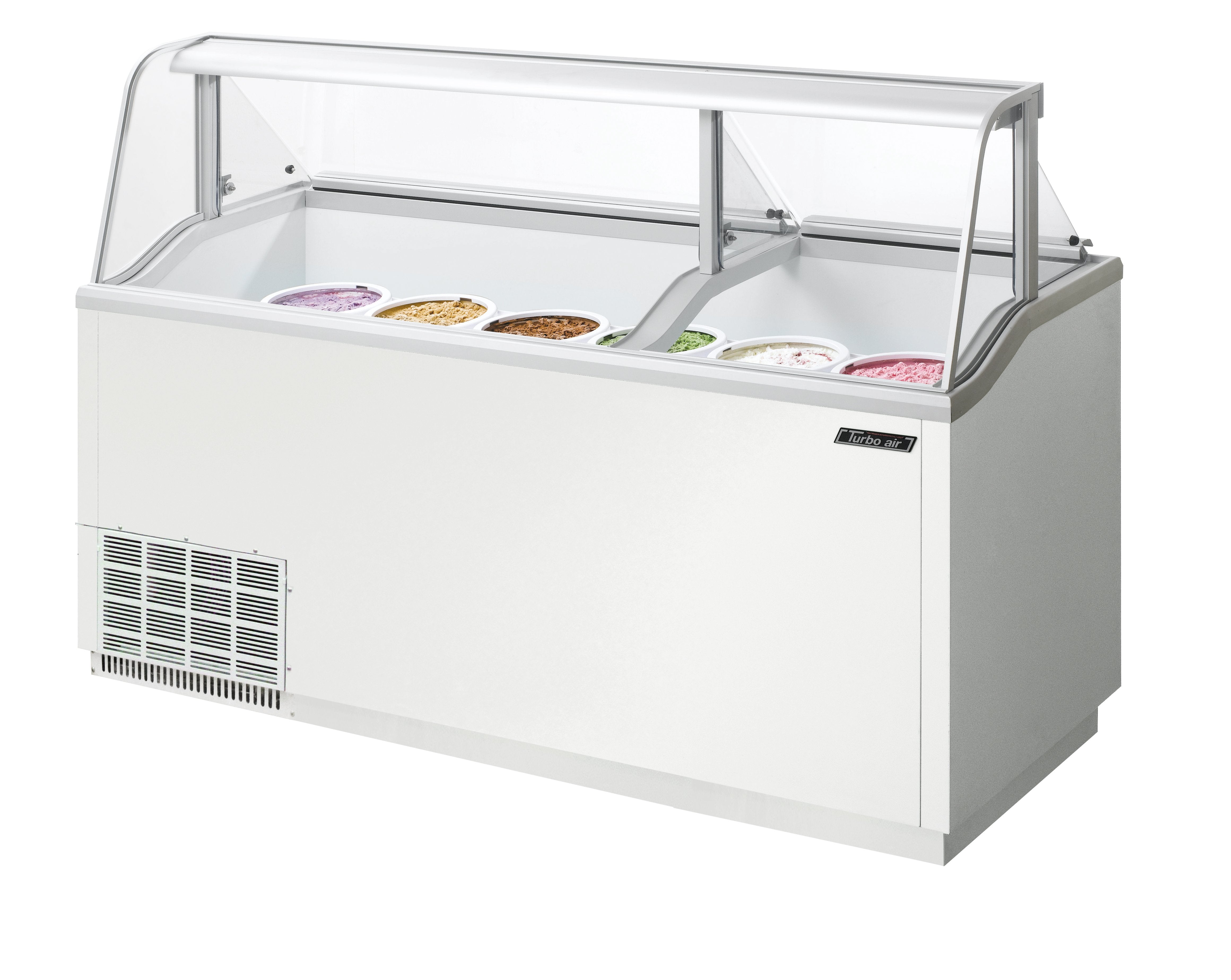 Turbo Air TIDC-70W-N 68" W Dipping Cabinet, White