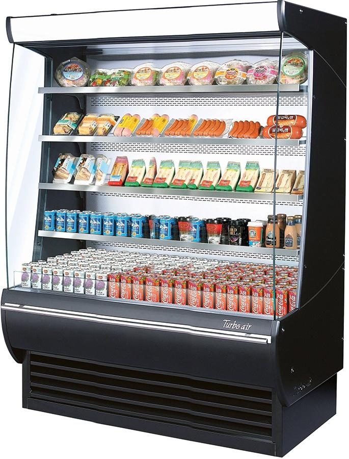 Turbo Air TOM-96ES-N 96"L Vertical Air Curtain, Stainless steel