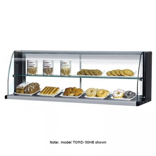 Turbo Air TOMD-40HW 39"L Non Ref. Top Case-High, 2 Tiers (white)