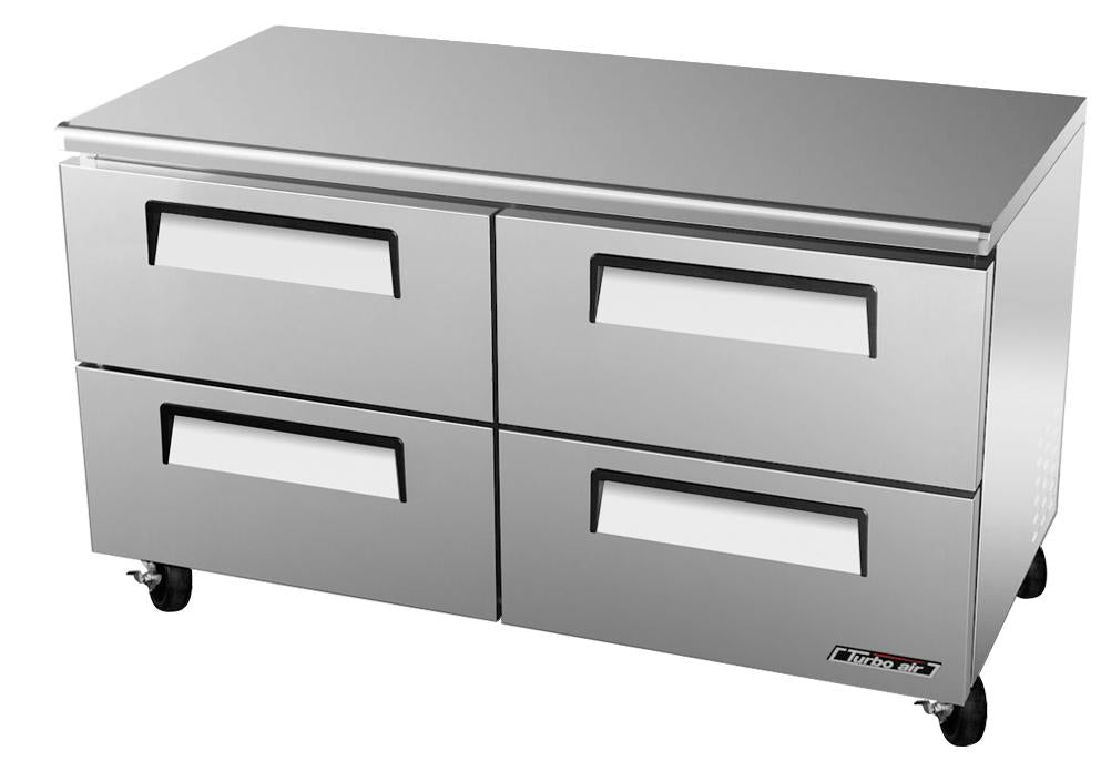Turbo Air TUR-60SD-D4-N 4 Drawers Undercounter Refrigerator